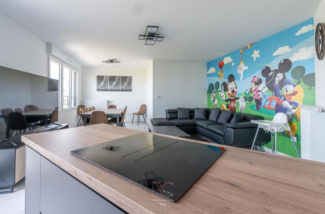 Disneyland-Paris 11Pers, 2Parkings, Wifi, Chessy  Bagian luar foto